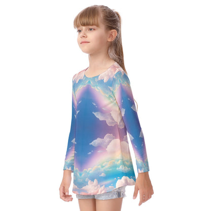 Unisex Kid's Long Sleeve O-neck T-shirt
