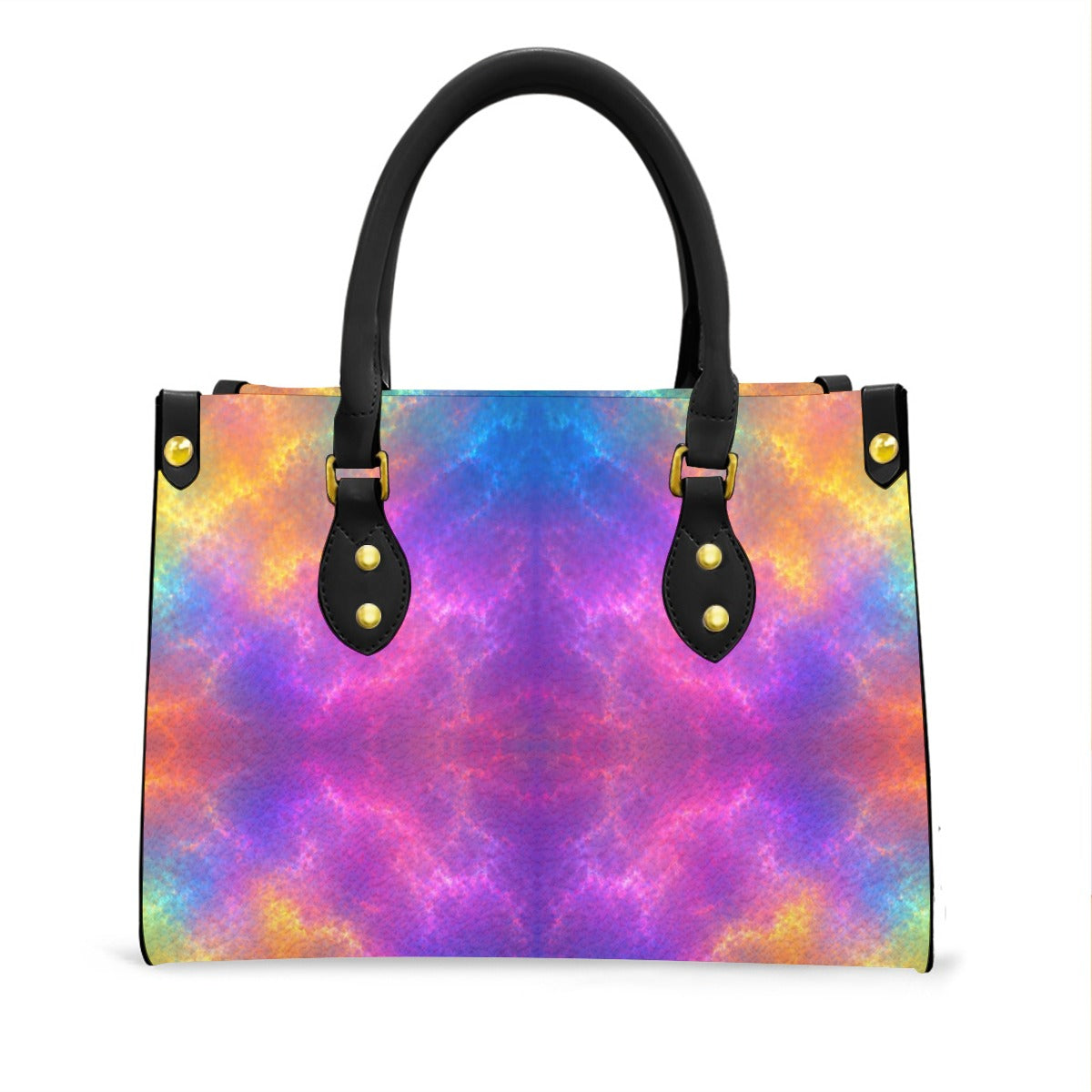Women's Tote Bag With Black Handle