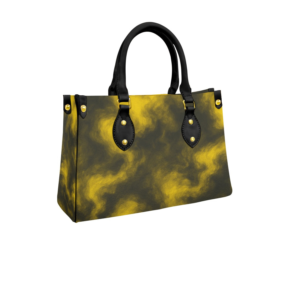 Women's Tote Bag With Black Handle