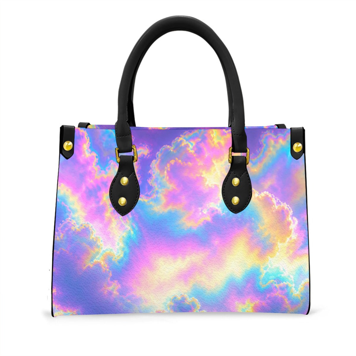 Women's Tote Bag With Black Handle