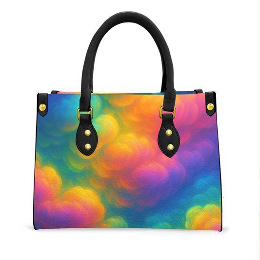 Women's Tote Bag With Black Handle