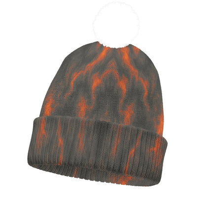 Unisex Knitted Hat With Pom-Pom