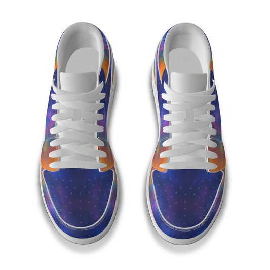 Men's Low State Leather Stitching Shoes