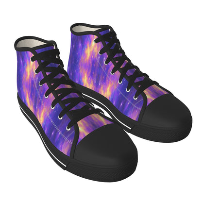 Men's Black Sole Canvas Shoes