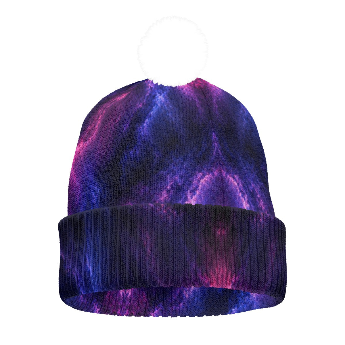 Knitted Hat With Pom-Pom