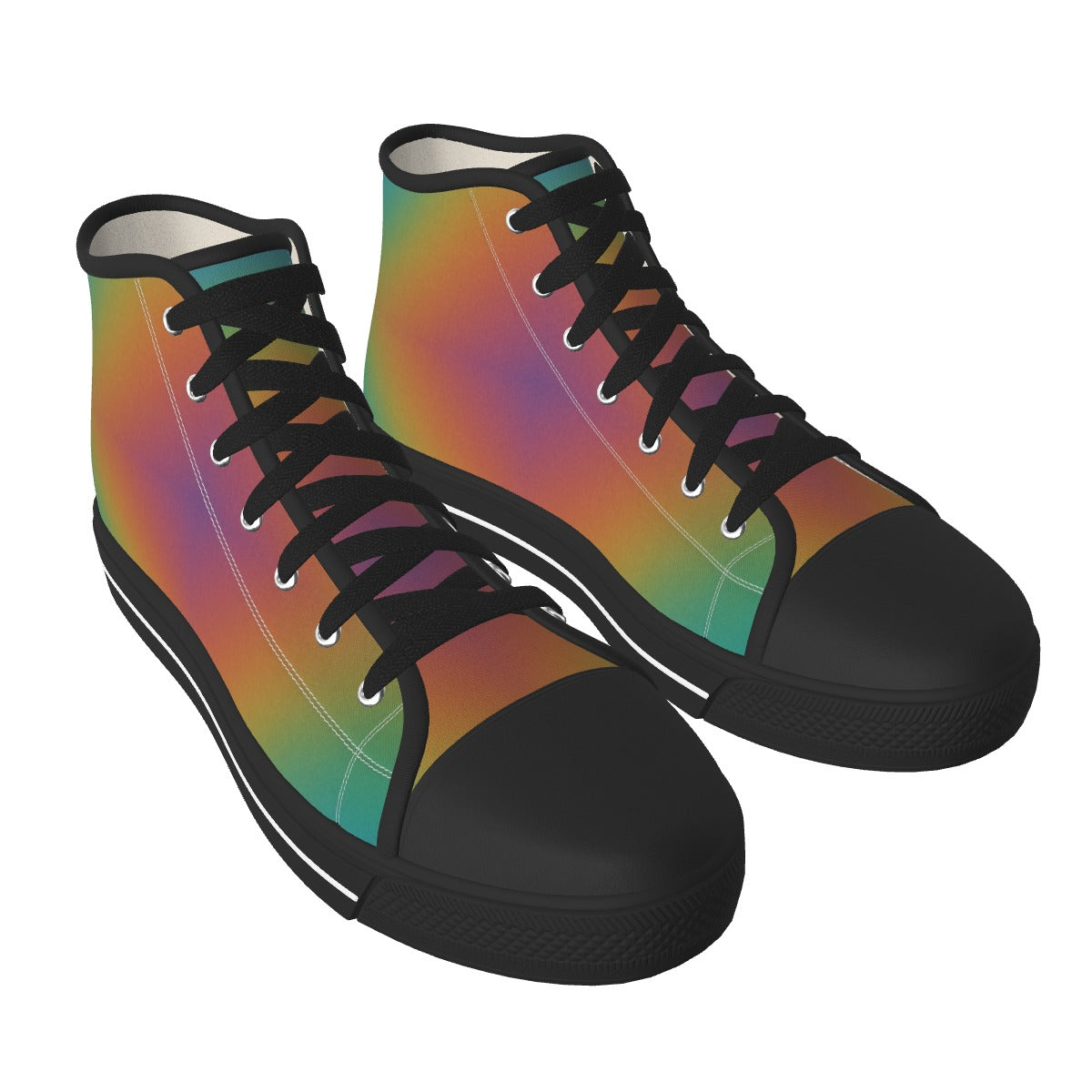 Men's Black Sole Canvas Shoes