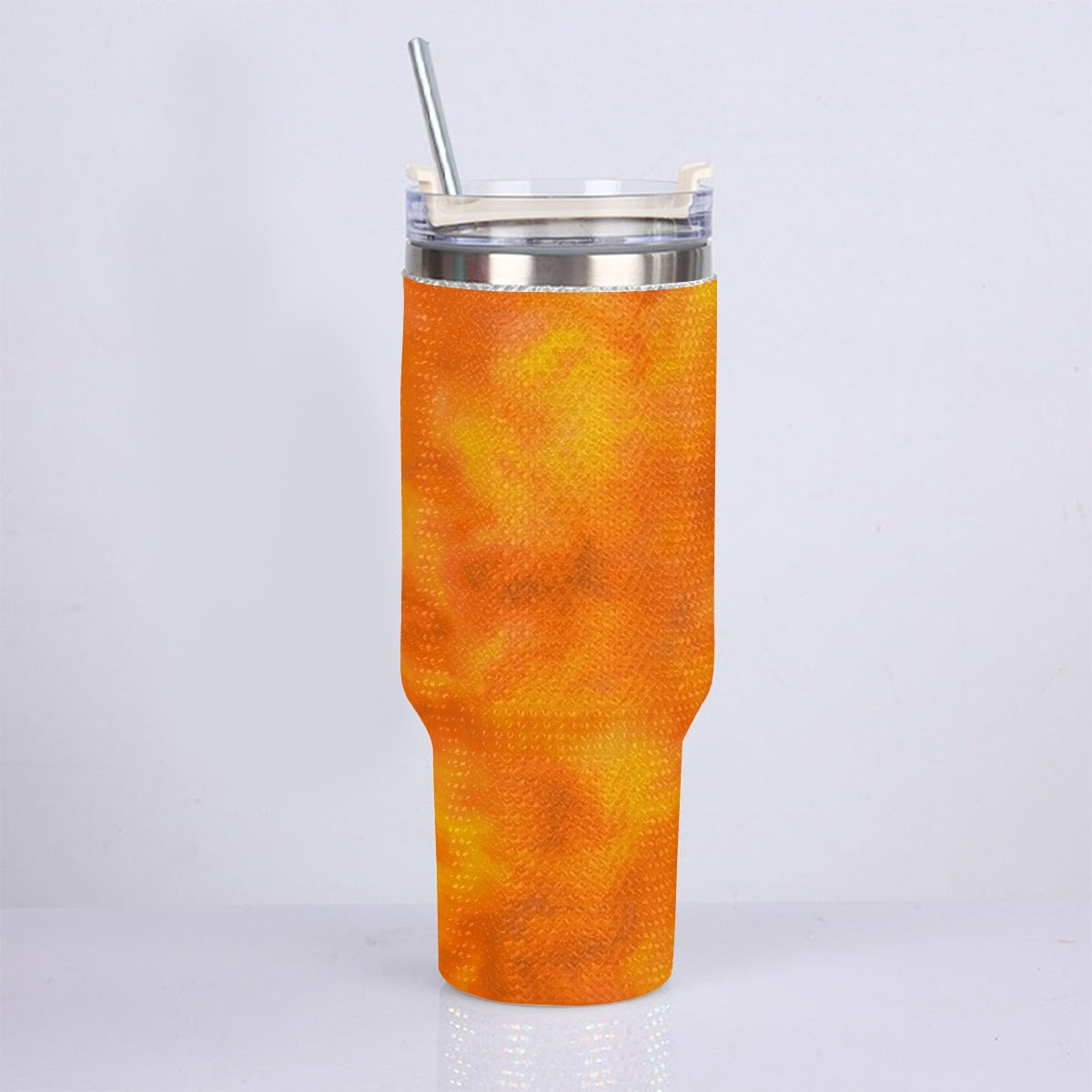 Unisex 40oz Diamond Cup With Stainless Steel Straw
