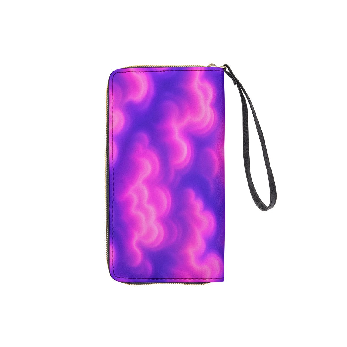 Long Wallet With Black Hand Strap