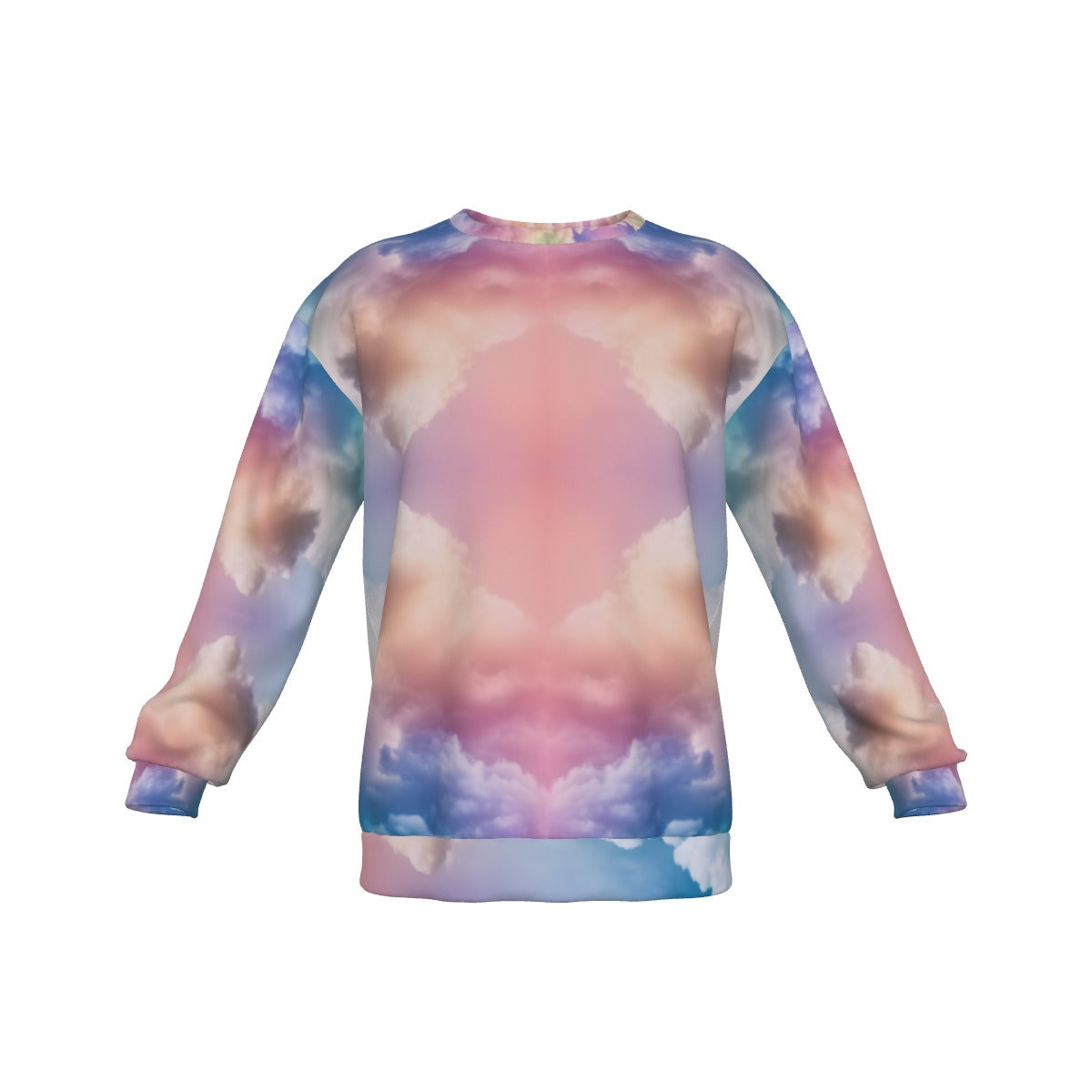 Men's Drop Shoulder Round Neck Long-Sleeved Sweatshirt