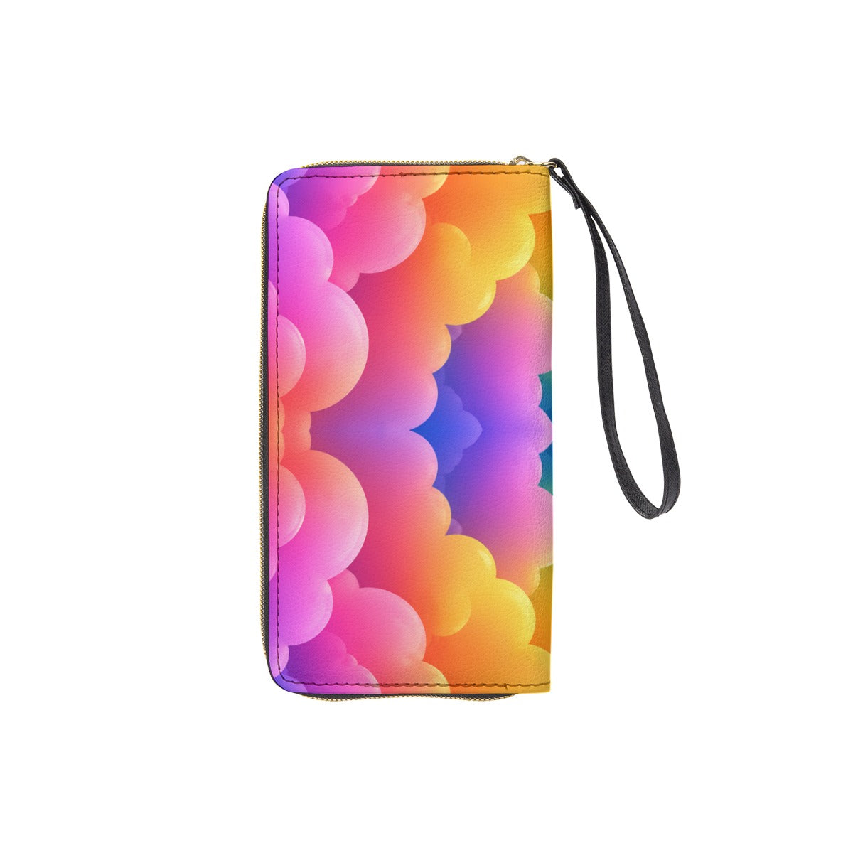 Long Wallet With Black Hand Strap