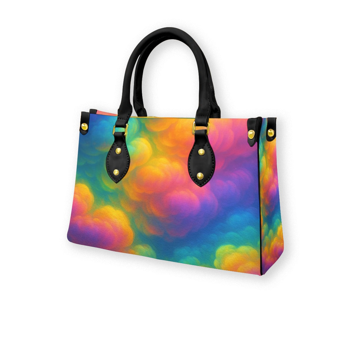 Women's Tote Bag With Black Handle