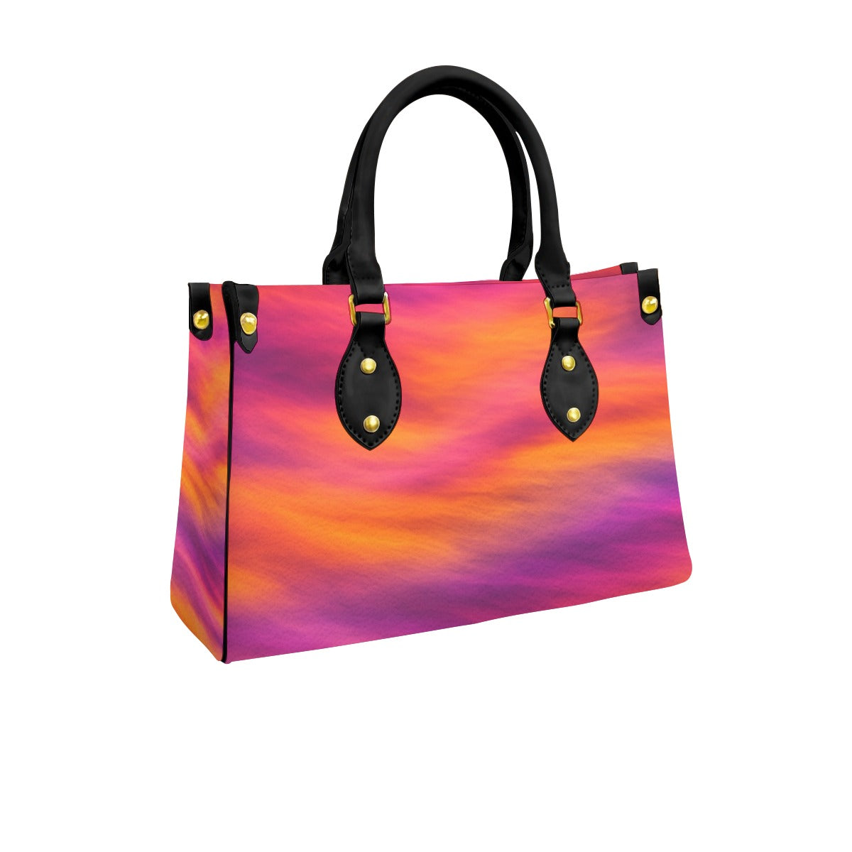 Women's Tote Bag With Black Handle