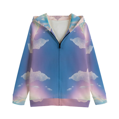 Unisex Kid's Zip Up Raglan Sleeve Hoodie | 310GSM Cotton