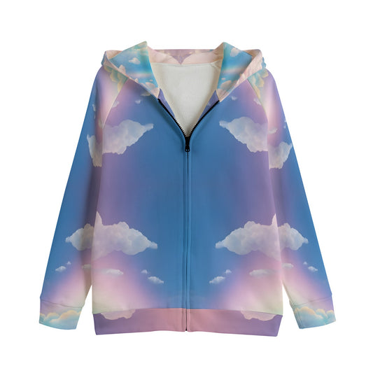 Unisex Kid's Zip Up Raglan Sleeve Hoodie | 310GSM Cotton