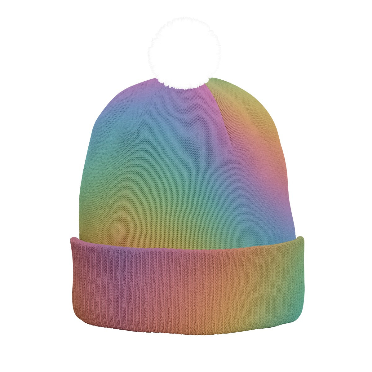 Unisex Knitted Hat With Pom-Pom