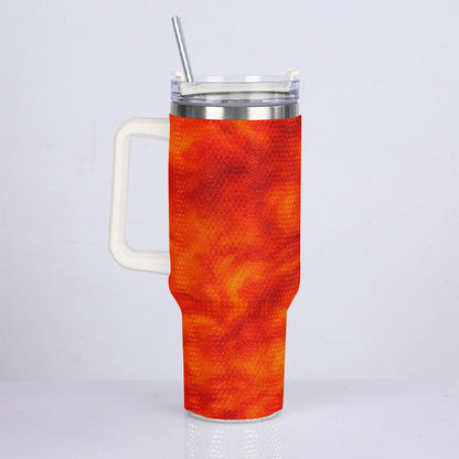 Unisex 40oz Diamond Cup With Stainless Steel Straw