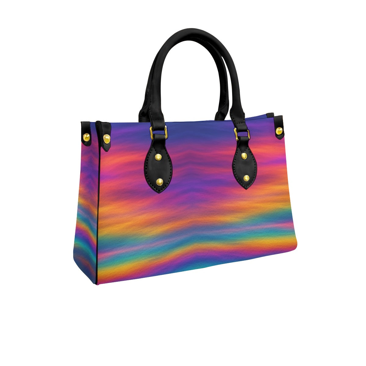 Women's Tote Bag With Black Handle