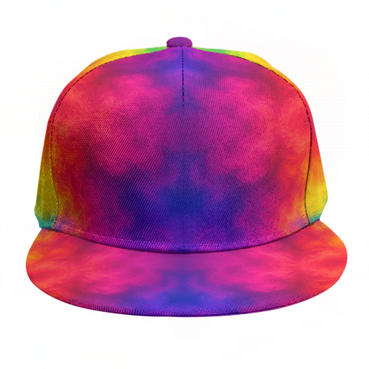 Baseball Cap With Flat Brim