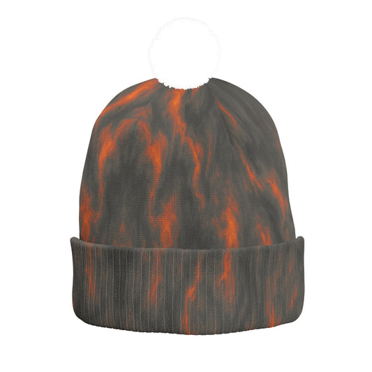 Unisex Knitted Hat With Pom-Pom