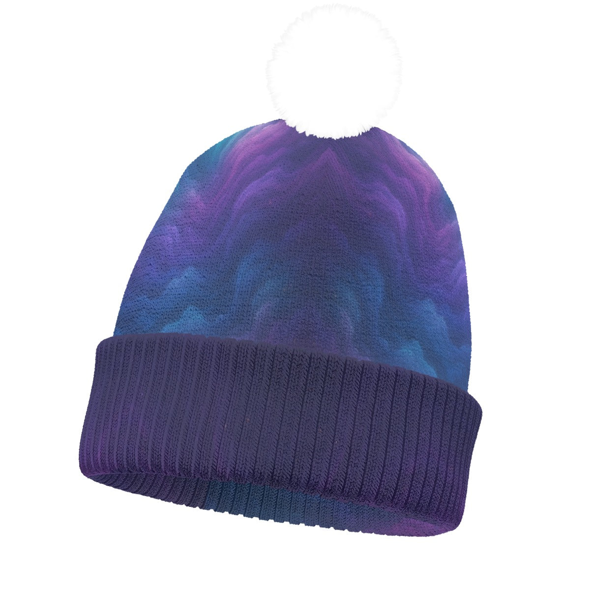 Unisex Knitted Hat With Pom-Pom