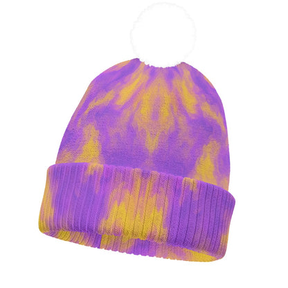 Unisex Knitted Hat With Pom-Pom