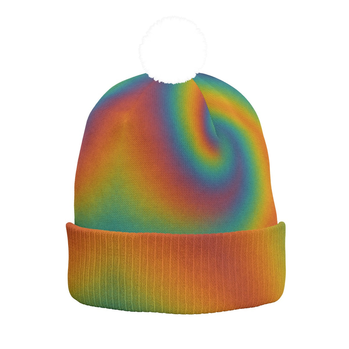 Unisex Knitted Hat With Pom-Pom