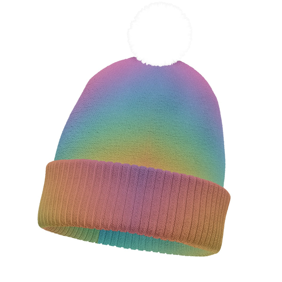 Unisex Knitted Hat With Pom-Pom
