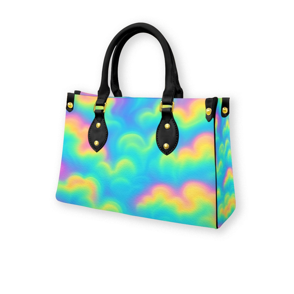 Women's Tote Bag With Black Handle