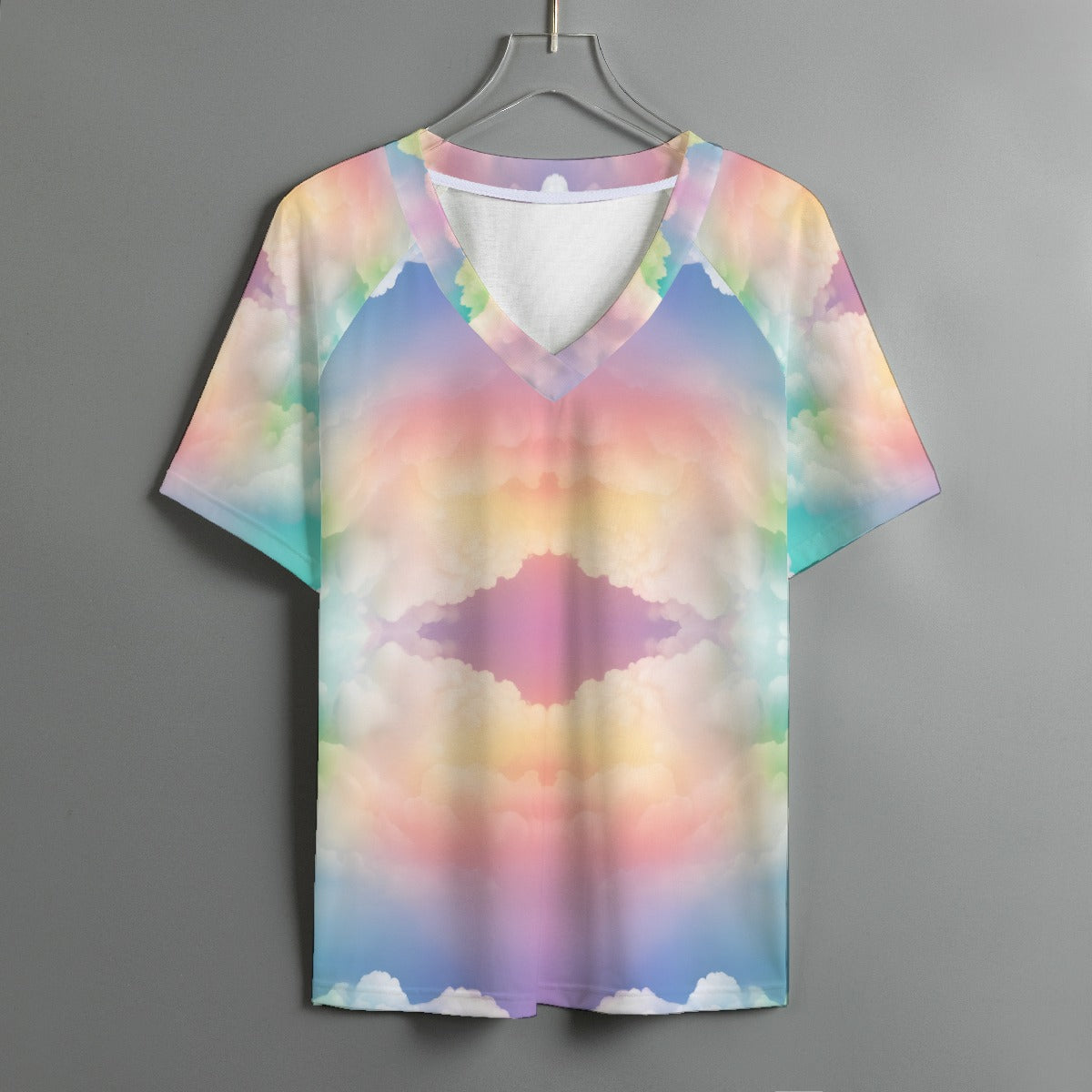 Women's V-neck T-shirt With Short Sleeve