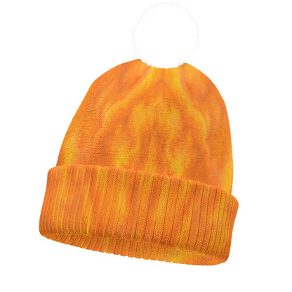 Unisex Knitted Hat With Pom-Pom