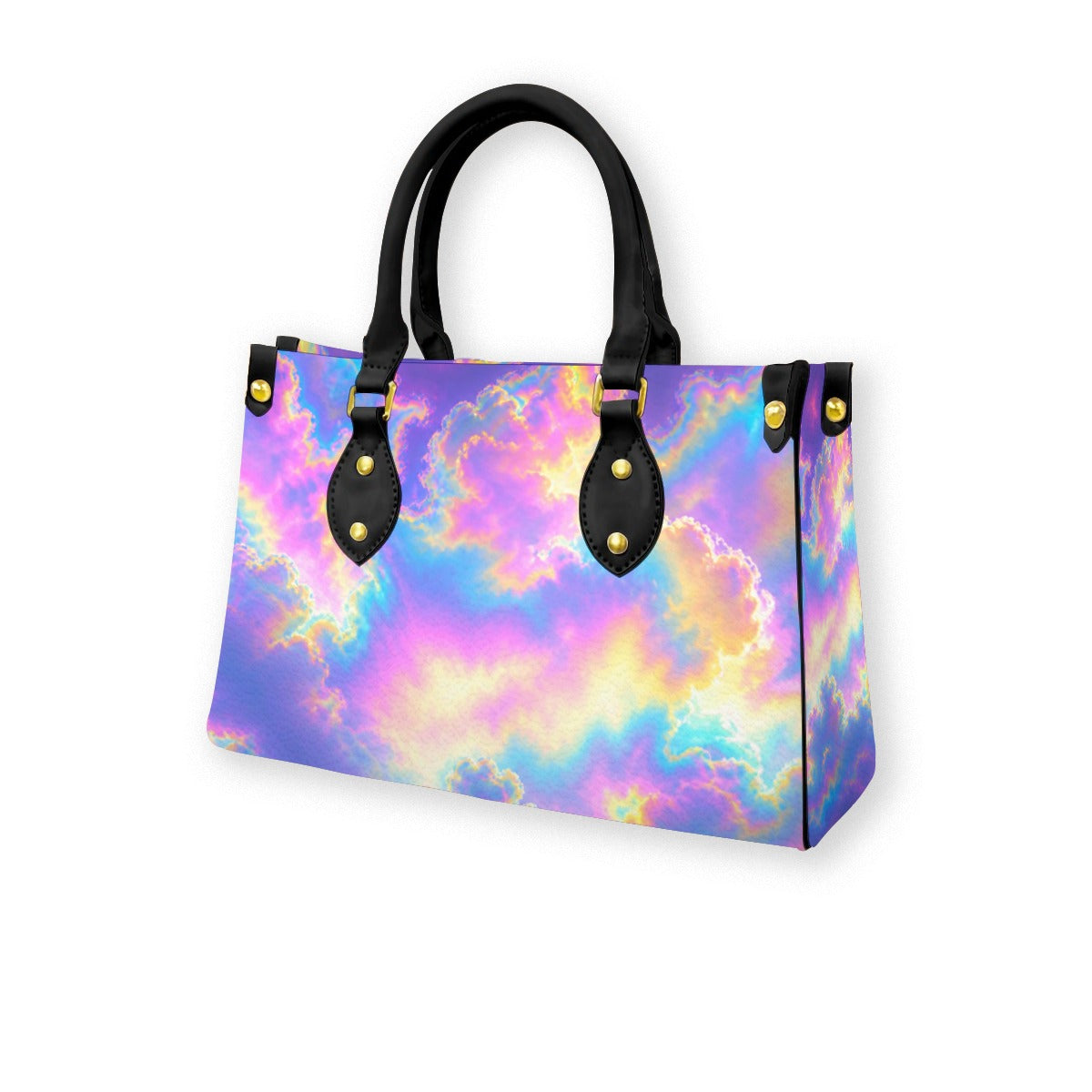 Women's Tote Bag With Black Handle