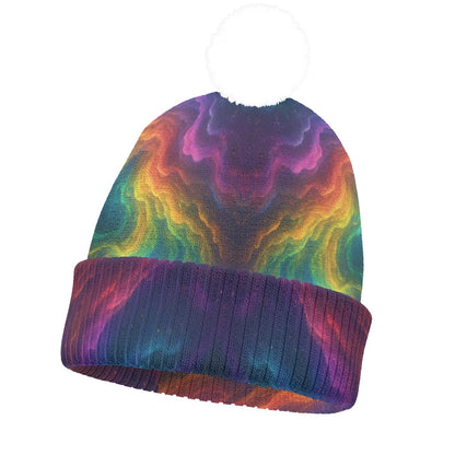 Unisex Knitted Hat With Pom-Pom
