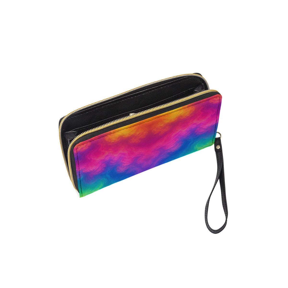 Long Wallet With Black Hand Strap