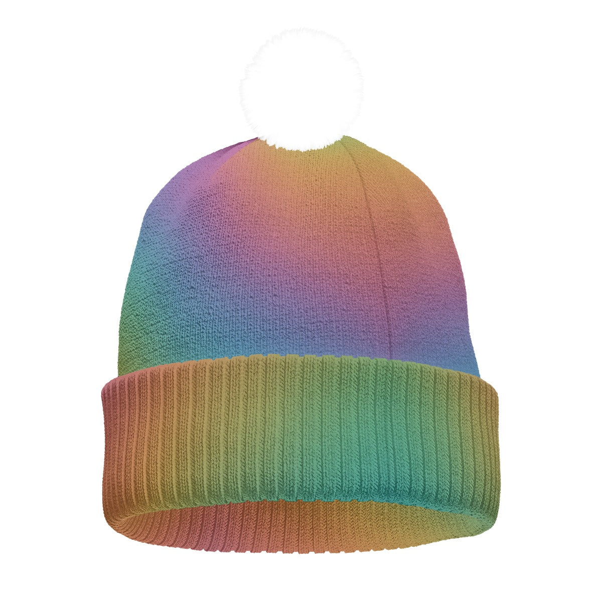 Unisex Knitted Hat With Pom-Pom
