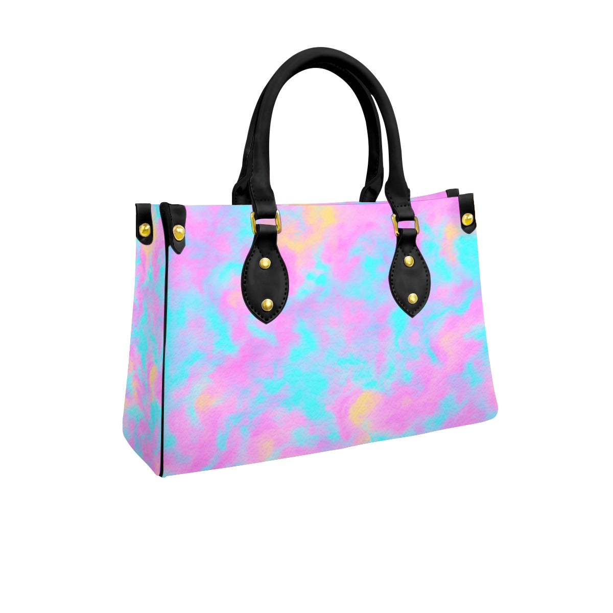 Women's Tote Bag With Black Handle