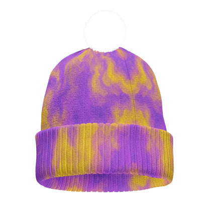 Unisex Knitted Hat With Pom-Pom
