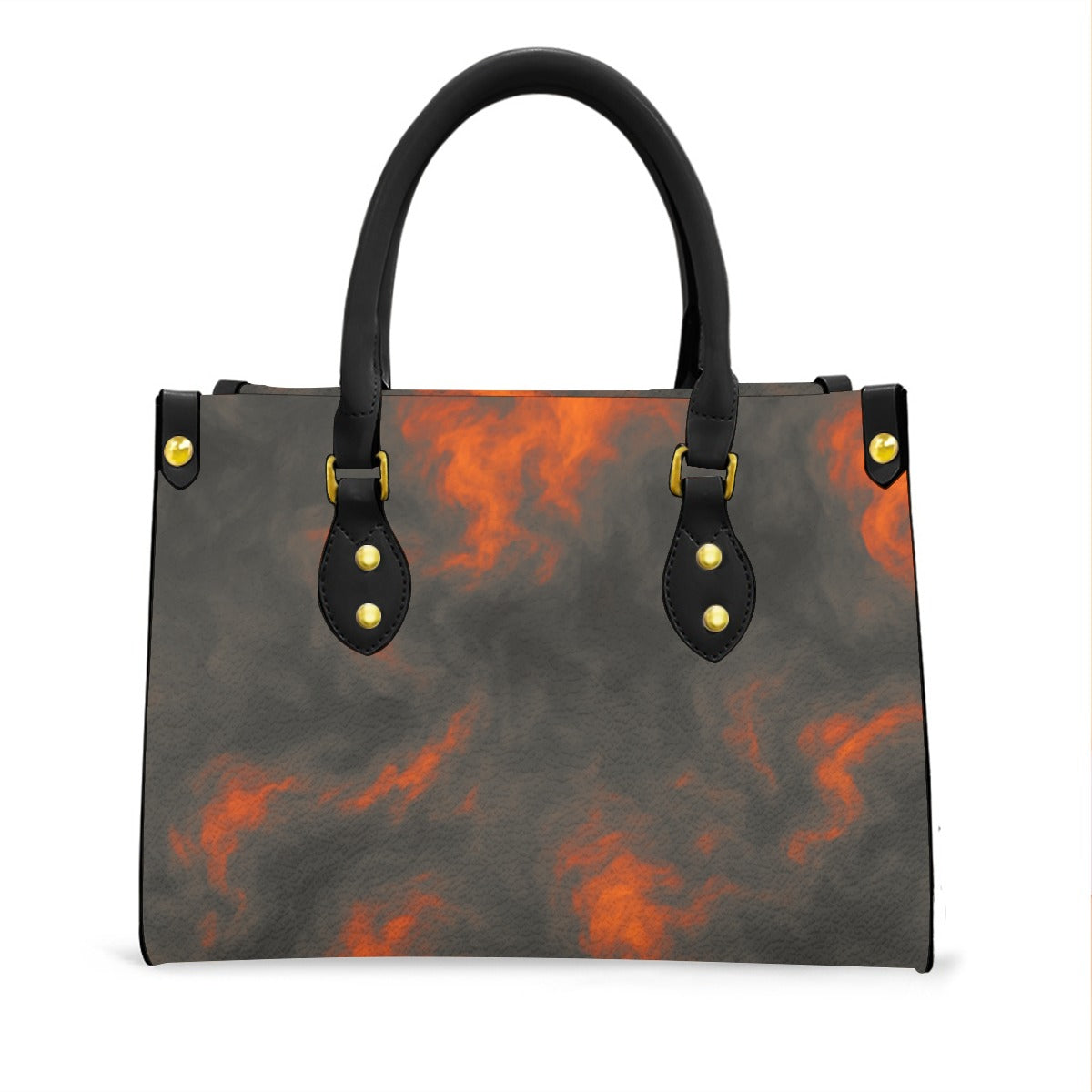 Women's Tote Bag With Black Handle