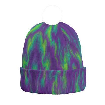 Unisex Knitted Hat With Pom-Pom