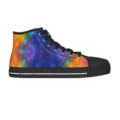 Men's Black Sole Canvas Shoes