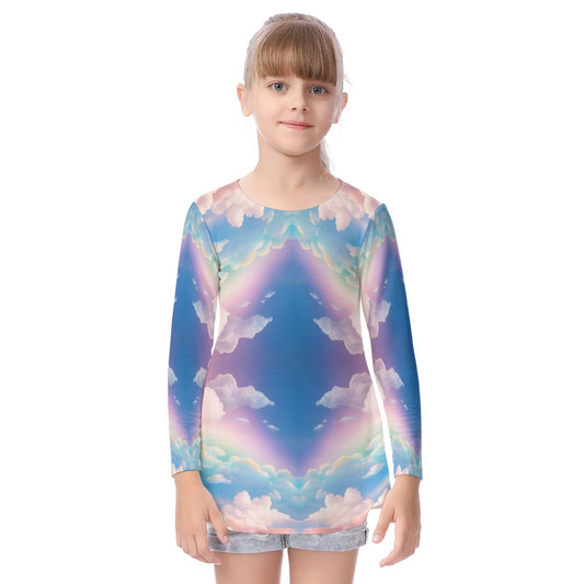 Unisex Kid's Long Sleeve O-neck T-shirt