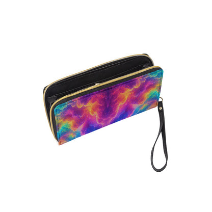 Long Wallet With Black Hand Strap