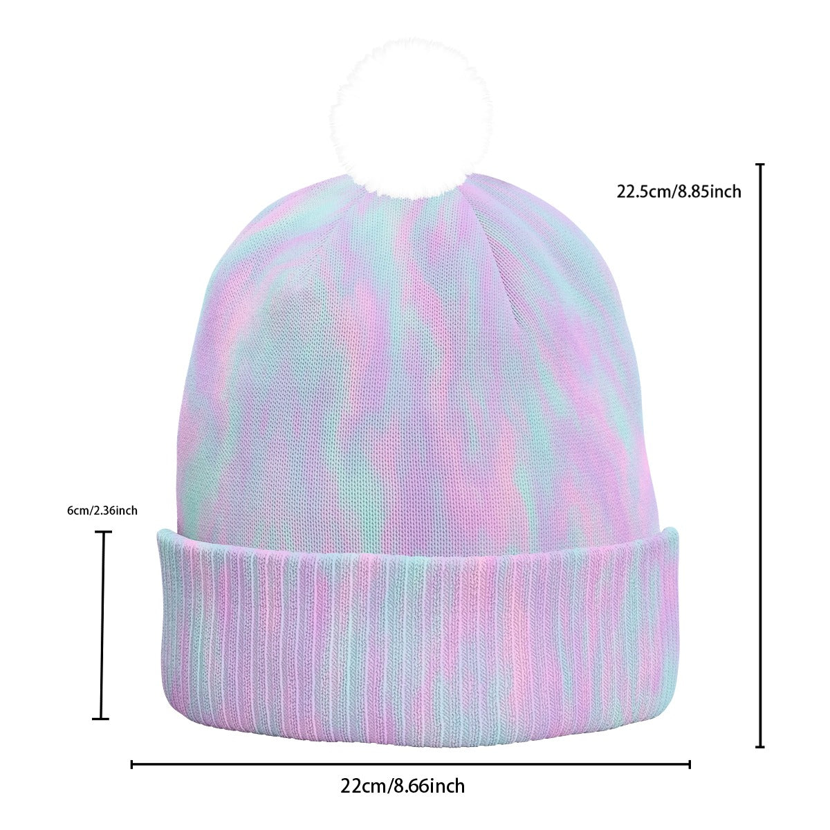 Unisex Knitted Hat With Pom-Pom