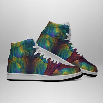 Women's Synthetic Leather Stitching Shoes