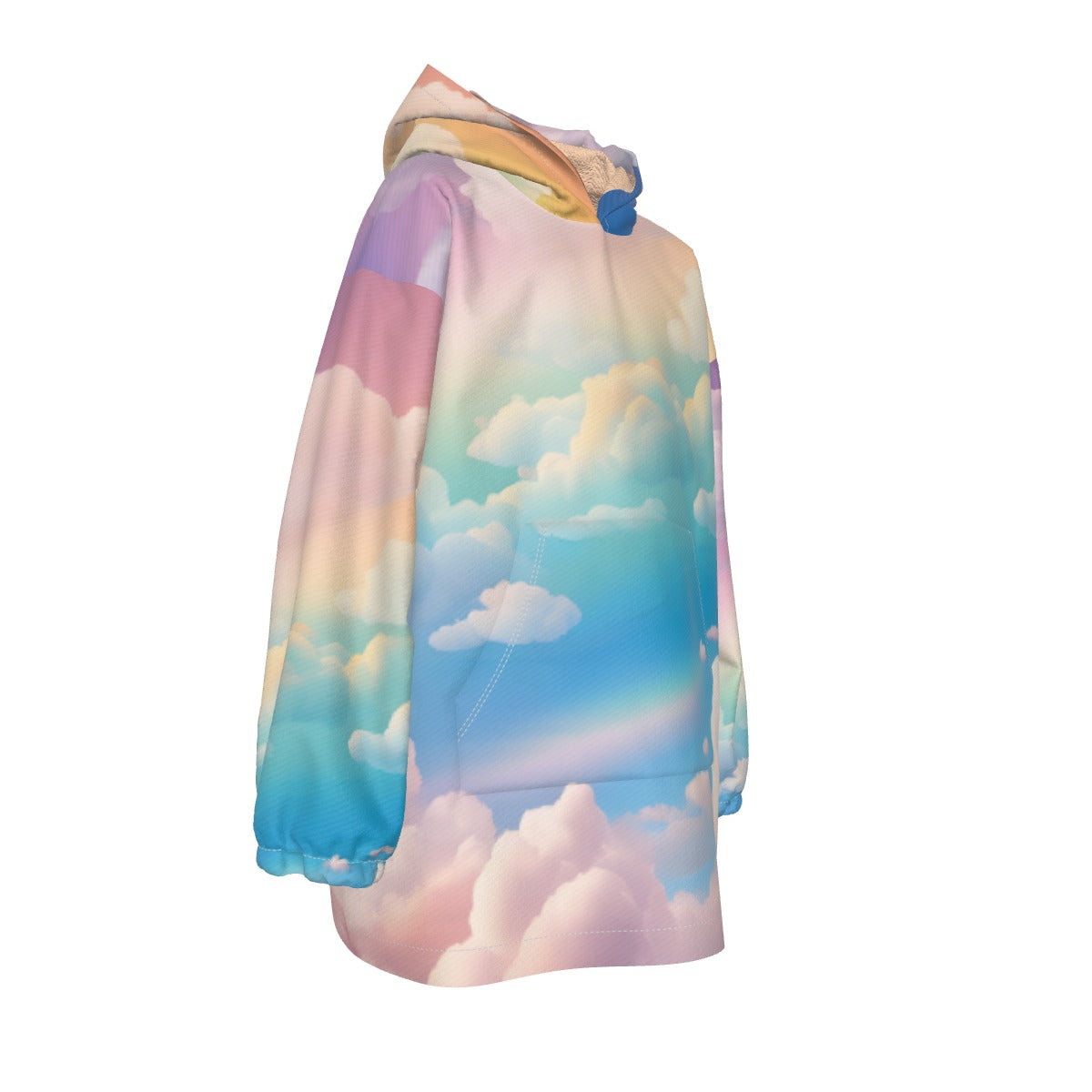 Unisex Kid's Sherpa Fleece Hoodie Blanket