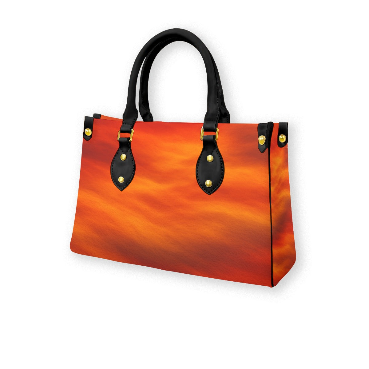 Women's Tote Bag With Black Handle