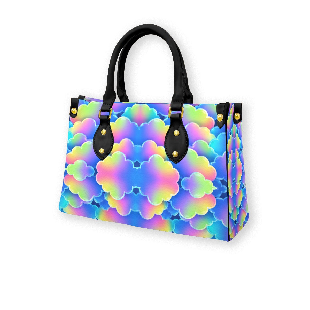 Women's Tote Bag With Black Handle