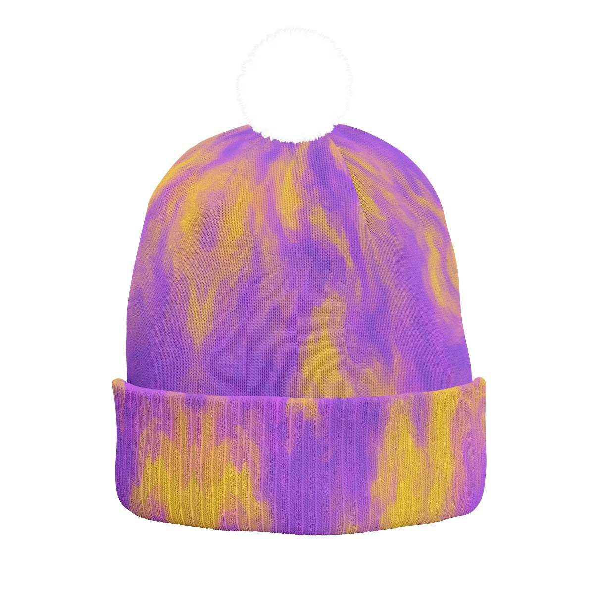 Unisex Knitted Hat With Pom-Pom