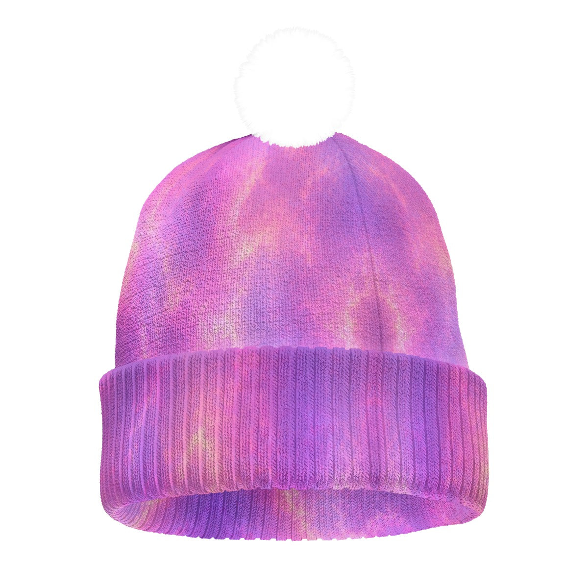 Knitted Hat With Pom-Pom
