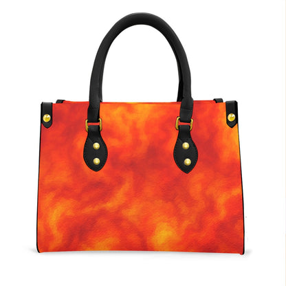 Women's Tote Bag With Black Handle