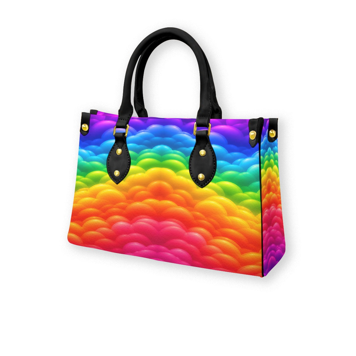 Women's Tote Bag With Black Handle